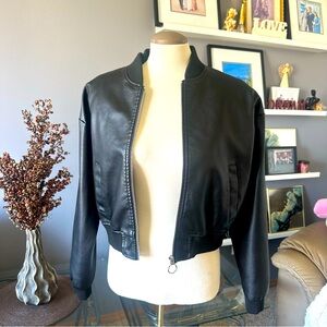 Leather jacket in good condition.